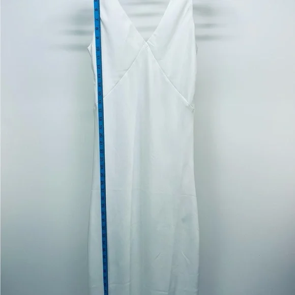 A New Day Dress Size XS Women’s Casual Or Evening Maxi White V-Neck - Picture 7 of 11
